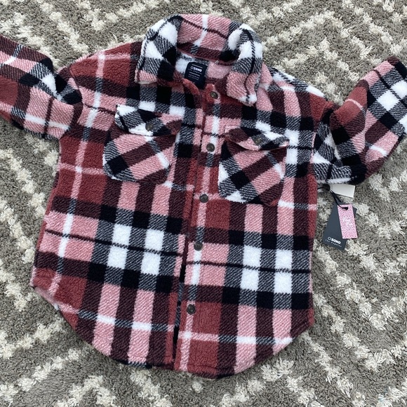Plaid Sherpa jacket size x-large - Picture 3 of 6